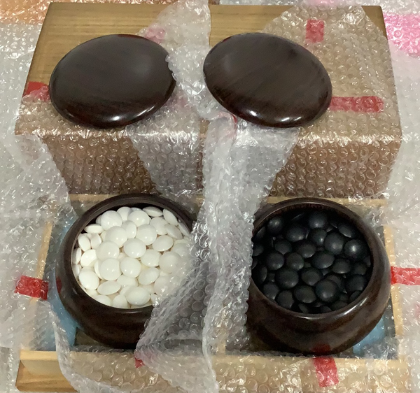 棋子开箱云子白子的质感